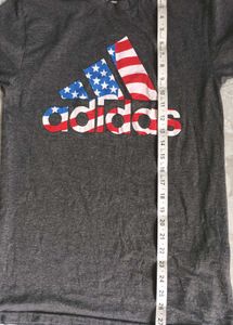 Adidas T-Shirt with American Flag Logo