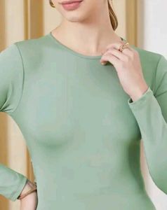 Shein Full Sleeve Back Criss Cross Tie-Up Bodycon