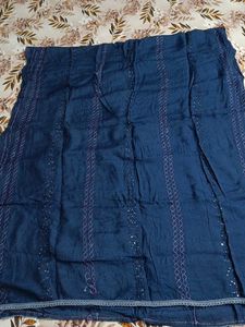 Elegant Blue dupatta with Embellishments