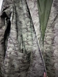 Camouflage Print Jacket