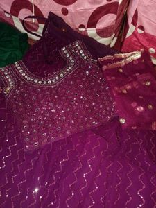 it's purple lehenga💜