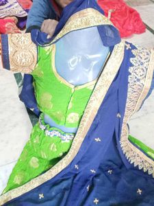 Green Lehenga Choli Set
