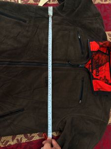 Red Camo Fleece Lined Jacket