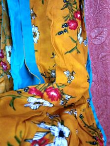 new Floral Print Kurta