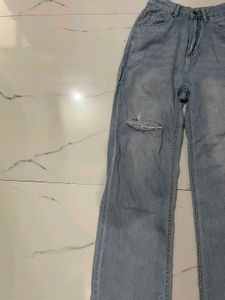 Light Wash Distressed Jeans