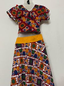 NAVRATRI Embroidered Lehenga Choli Set with Dupatt
