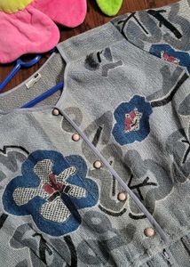 Vintage Floral Print Dress