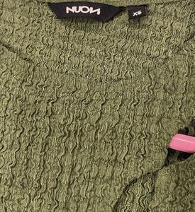 Textured Green Sleeveless Top