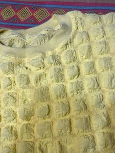 Textured Yellow T-Shirt