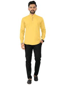 Men's Yellow Kurta