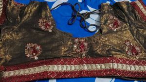 Embroidered Silk Blouse
