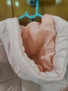 Pink Puffer Jacket with Hood