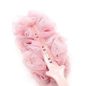 LOOFAH BACK SCRUBBER FOR SHOWER, LONG HANDLE BATH