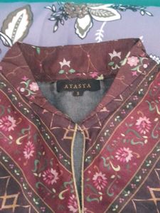 Elegant Floral Print Kurta