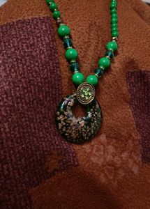 long moti mala with pandent
