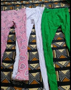 Pack of 5 pants for girls ( Donations )
