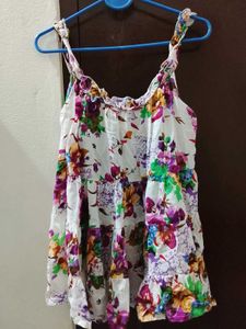 Floral Tiered Tank Top