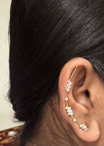 Sparkling Climber Earcuffs