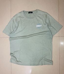 Pale Green Graphic T-Shirt