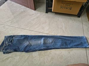 Blue Wash Denim Jeans mens