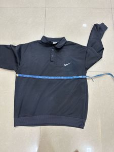 Nike Grey Polo Sweatshirt | Winter Wear
