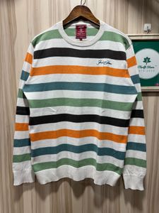 Jack &amp; Jones Multicolor Striped Crewneck Sweater