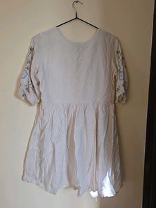 🤍Embroidered Cotton Kurta🤍