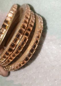 Sparkling Stone Studded Bangles