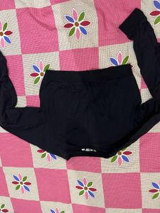 Classic Black Long Sleeve Top
