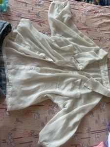 White Chiffon Blouse