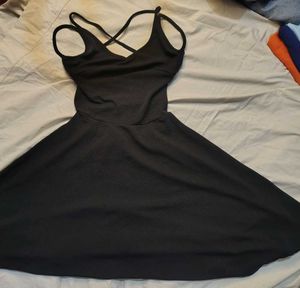 Black Backless Bodycon dress