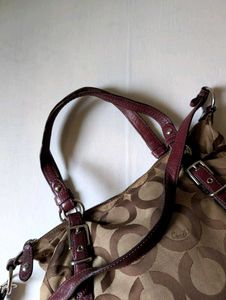 Authentic Coach Op Art Alexandra Satchel