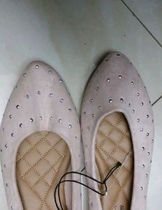 Sparkling Pink Ballet Flats - Size 38
