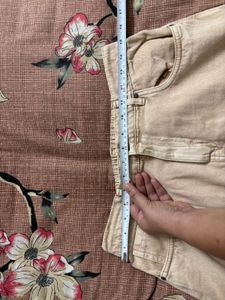 Women's Beige Cargo Pants