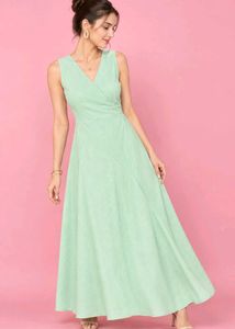 Elegant Mint Green Maxi Dress
