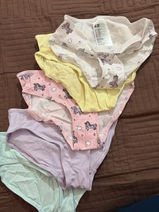 set of 5 different Unicorn Panty