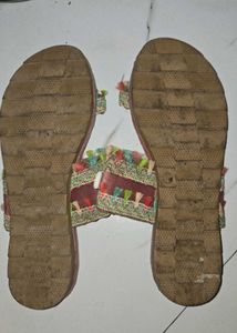 Boho Embellished Flat Sandals
