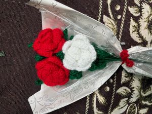 Crochet Rose Bouquet - Handmade Gift