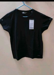 Black Solid Tshirt Roadster