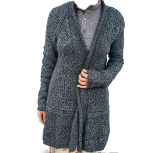 Grey Woolen Shrug