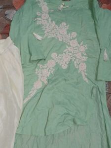 apple cut high-low top n Dhoti pant