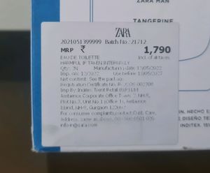 ZARA MAN COLLECTION - BLUE SPIRIT &amp; SILVER PERFUME