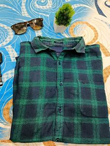 Green Checked Shirt