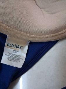 L Navy Blue Bikini Top