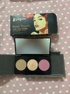 Pilgrim Rose Touch 3-in-1 Face Palette