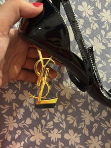 Saint Laurent Black Patent Heels