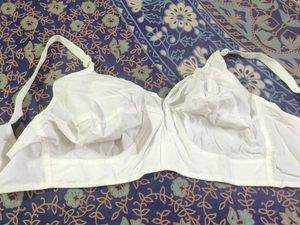 New Pure Cotton White Bra