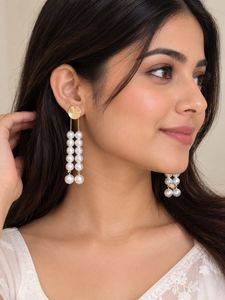 Elegant Pearl Drop Earrings
