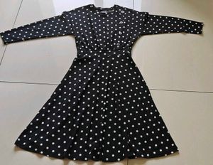 ZARA long sleeve midi dress