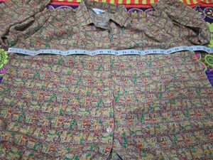 Vintage Patterned Blouse